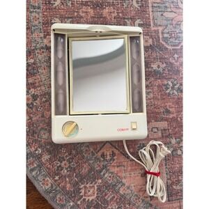 Vintage 1980's Conair Lighted Makeup Mirror 4 Settings TM7L